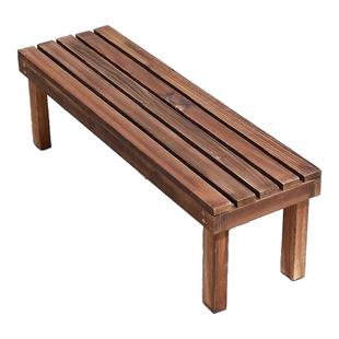 花架置物架实木碳化阶梯多层阳台落地防腐木室内户外绿萝花盆架子