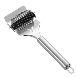 新款手动切面器家用不锈钢切面刀滚轮切面神器削面刀条刀削面掌上