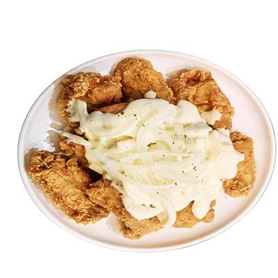 韩明洞奶酪洋葱酱炸鸡薯条蘸酱