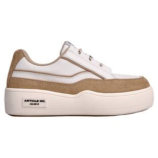 王安宇同款ARTICLE NO.棕拼白汉堡鞋厚底增高休闲鞋时尚面包鞋女