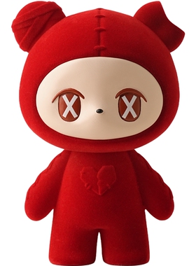 2026创意新款卡通可爱补丁熊摆件