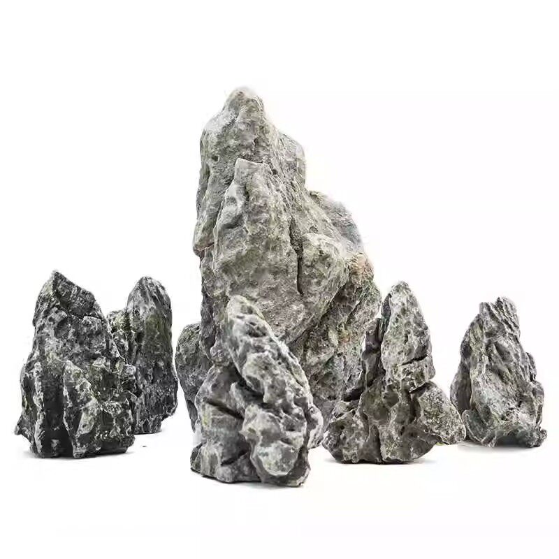 青龙石鱼缸造景石天然生态原石