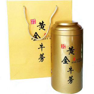 包邮铁罐黄金牛蒡茶牛膀牛磅茶250克 买五送一桶圆片牛榜茶
