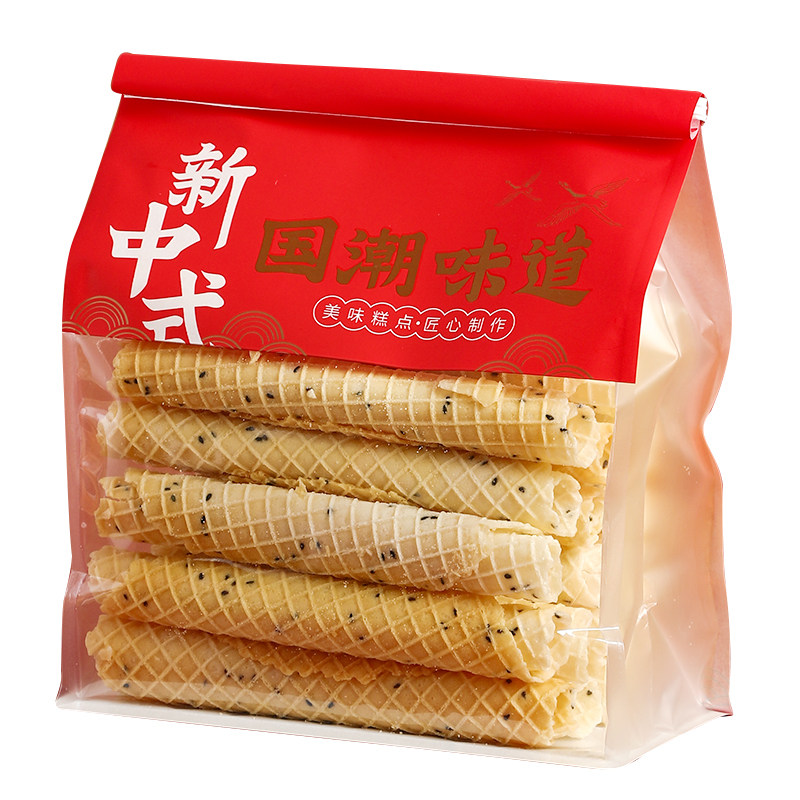 中式点心零食包装袋干点饼干糕点自封袋手工桃酥西点食品烘培袋子