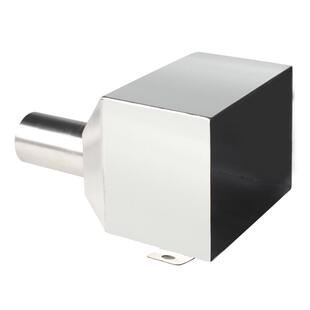 304不锈钢落水斗漏水斗pvc排水管侧排斗方形接水漏斗下水口雨水斗