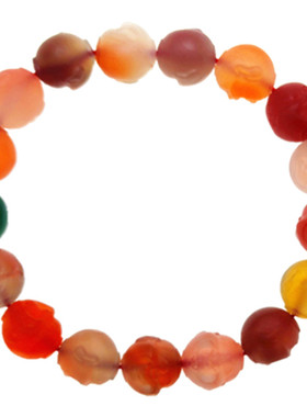 女玛瑙民族风糖果色手串