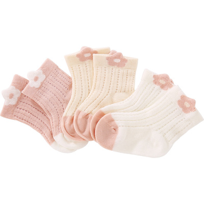 Aengbay婴儿袜夏季中筒袜
