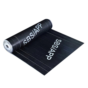 4.0mm厚火烤SBS聚酯胎改性沥青热熔型油毛毡防水卷材屋顶补漏材料