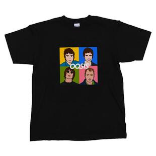 Oasis绿洲摇滚乐队blur周边vintage涅盘枪花披头士皇后长短袖t恤