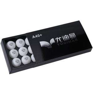 正品无缝球新材料A40+乒乓球白色高弹性耐打专业训练比赛用球二星
