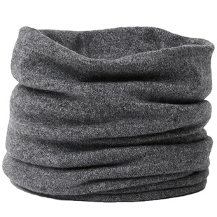 恒源祥纯羊毛围脖男女百搭纯色围巾韩版秋冬季针织护颈椎保暖脖套