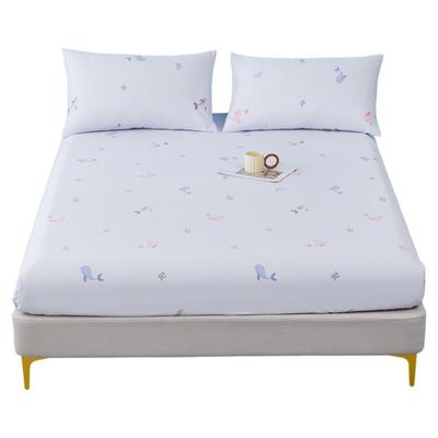 水星家纺全棉单件床垫套防尘罩