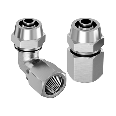 气动快拧锁紧直通内螺纹气管快速接头PCF4/6/8/10/12-01/02/03/04