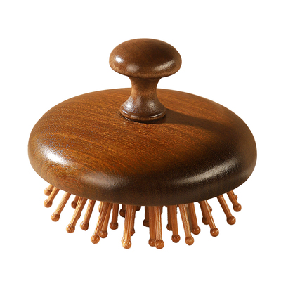 便携式气垫檀木梳子按摩头皮头部经络气囊小迷你随身女士木质专用