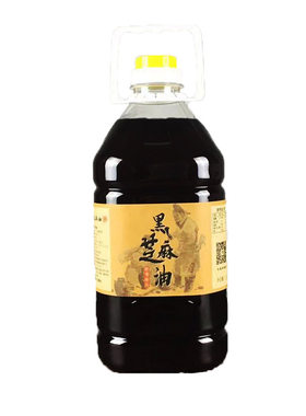 营养价值高！纯正黑芝麻油5斤装