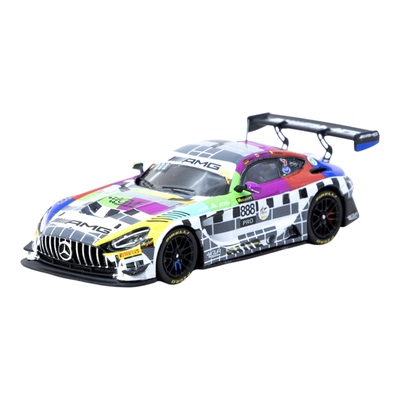 TW 1:64奔驰AMG GT3 巴瑟斯特12小时耐力赛 GruppeM车队 合金车模