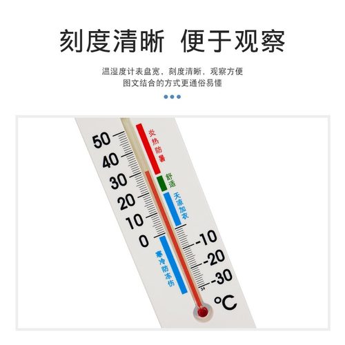 室外温度湿度计大棚养殖种植温度计计墙工业高精度室内干湿挂家用