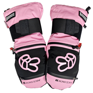 JKACE单板滑雪手套内置护腕凯夫拉耐磨防水雪专用手背开口带内胆