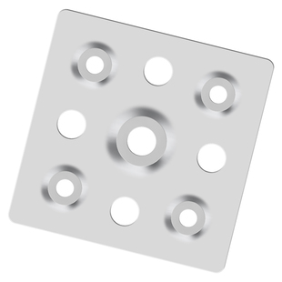 干挂瓷砖配件固定件大理石点挂扣件连接件不锈钢石材岩板铁片挂件