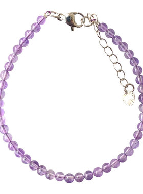 精品天然紫水晶手链极细转运手串