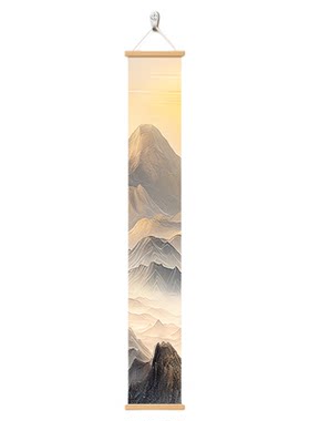 日照金山玄关装饰画现代简约挂画