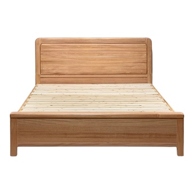 北美胡桃木实木床1米8双人床