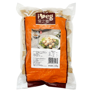 【素珍香鱼豆腐5斤大包装】爱之素食人造肉植物蛋白素肉煮汤火锅