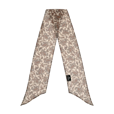 真丝小长条丝巾系脖高级感乔其纱飘带女夏季薄款丝带脖饰搭配衬衫