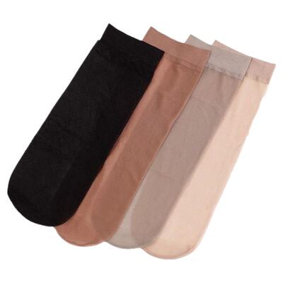 隐形透明黑色玻璃袜丝袜女超薄