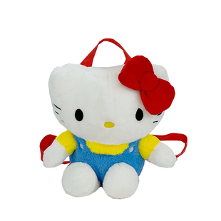 可爱HelloKitty毛绒双肩包女生儿童女卡通玩偶背包高颜值少女书包