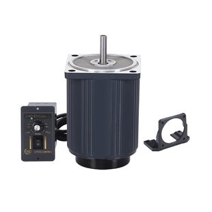 津邦CBDG6W光轴调速电机220V交流电机1350转 三相220变频器调速