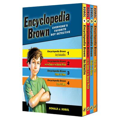 百科全书小布朗4册盒装