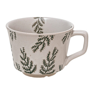 马克杯家用喝水陶瓷杯子复古风2026新款日式高颜值拉花咖啡杯茶杯