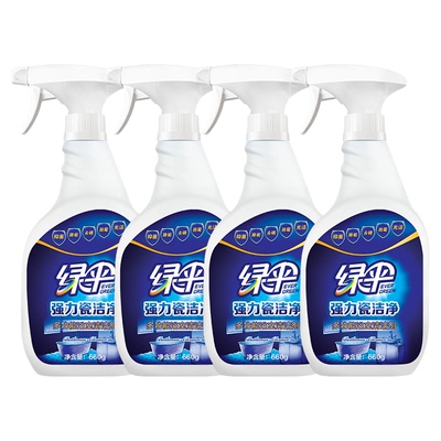 绿伞瓷砖清洁剂660g×4瓶×1组