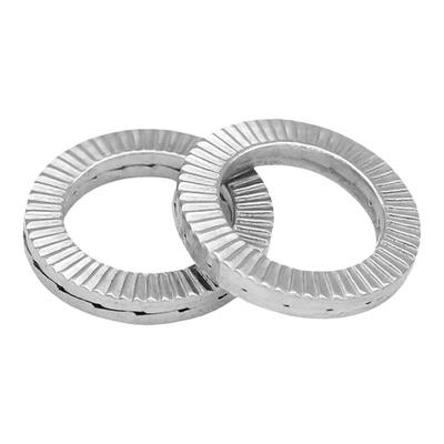 双叠自锁防松垫圈304不锈钢垫片