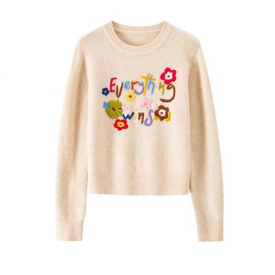 BANANACICI原创胜利花针织衫