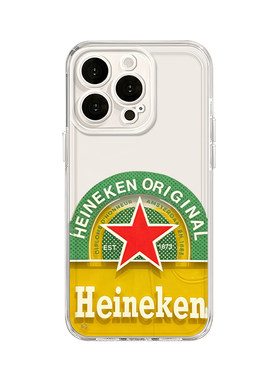 适用苹果啤酒喜力百威夏天手机壳