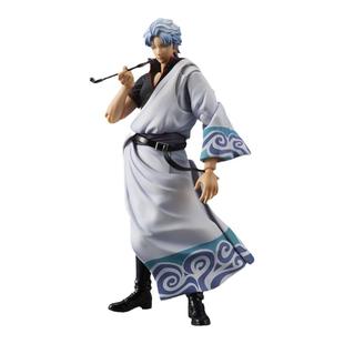 新品银魂 万事屋坂田银时冲田总悟土方十四郎 神乐旗袍 手办摆件