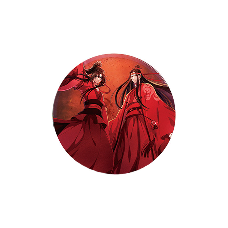 南漫社正版 魔道祖师动画周边魏无羡蓝忘机红衣流沙杯垫墨香铜臭