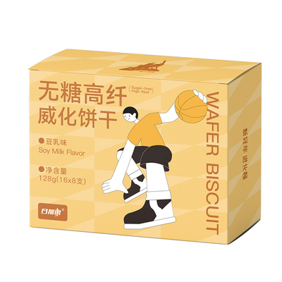 日加泰无糖威化饼干乳清蛋白棒豆乳代餐饱腹糖友健康夹心零食整箱