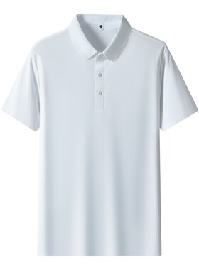 太子龙男士短袖POLO衫夏季新款商务休闲翻领无痕冰丝透气薄款T恤
