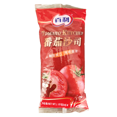 百利手抓饼薯条番茄酱番茄沙司