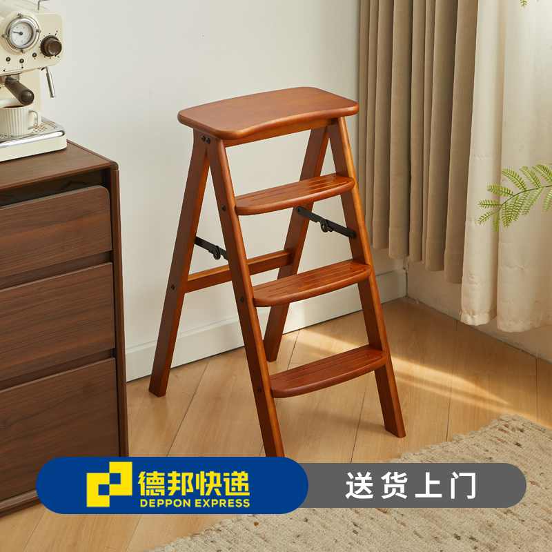 家用多功能梯凳可折叠收纳登高板凳台阶垫脚椅小梯子厨房高脚凳子
