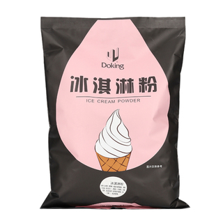 原味甜筒抹茶奶圣代软冰激凌冰淇淋粉自制家用diy商用手工整箱1kg
