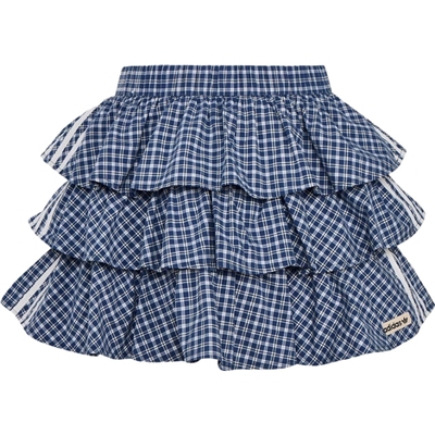 adidas阿迪达斯三叶草女子PLAID SKIRT运动休闲半身裙KU9398
