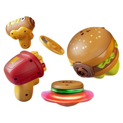 发光旋转陀螺飞盘户外儿童玩具