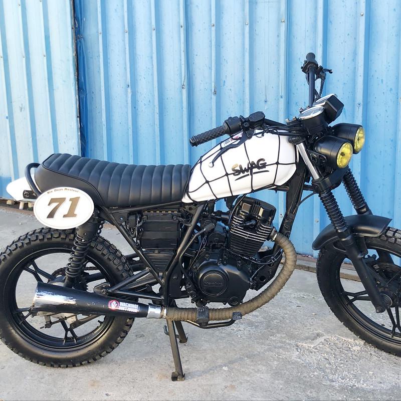 GN125/GN250摩托车复古改装坐垫 53cm短版座垫 cafe复古改装