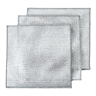 双层钢丝球抹布洗碗布厨房清洁专用加厚金属丝不沾油刷洗锅洗碗巾