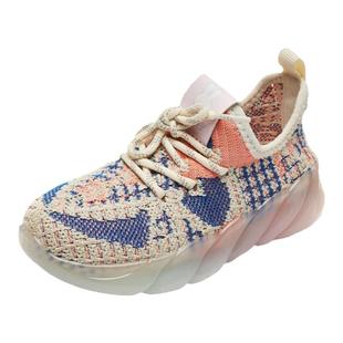 Miffy米菲小童鞋2026秋季新款女童运动透气中童椰子儿童老爹网鞋