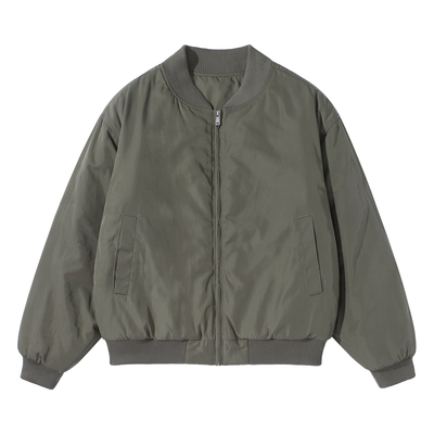 美式复古短款飞行员棉服男生冬季新款加厚宽松棒球服夹克棉衣外套